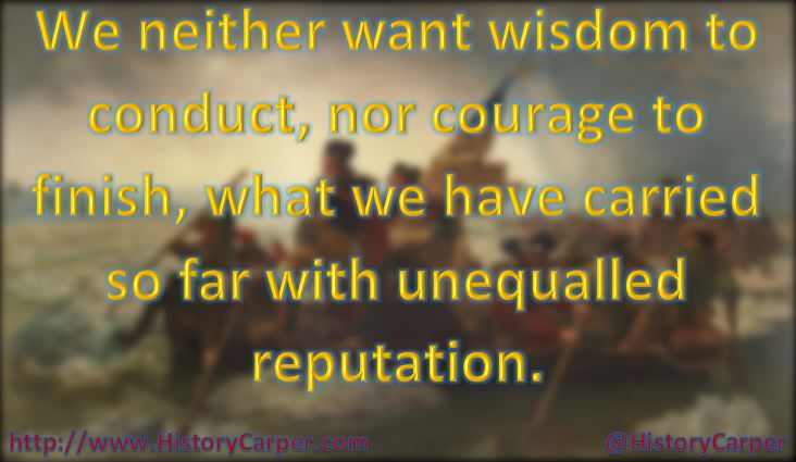 Wisdom to conduct and courage to finish