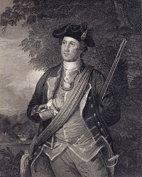 George Washington, 1772, engraved by J.W. Paradise from a picture by J.G. Chapman after Charles Wilson Peale
